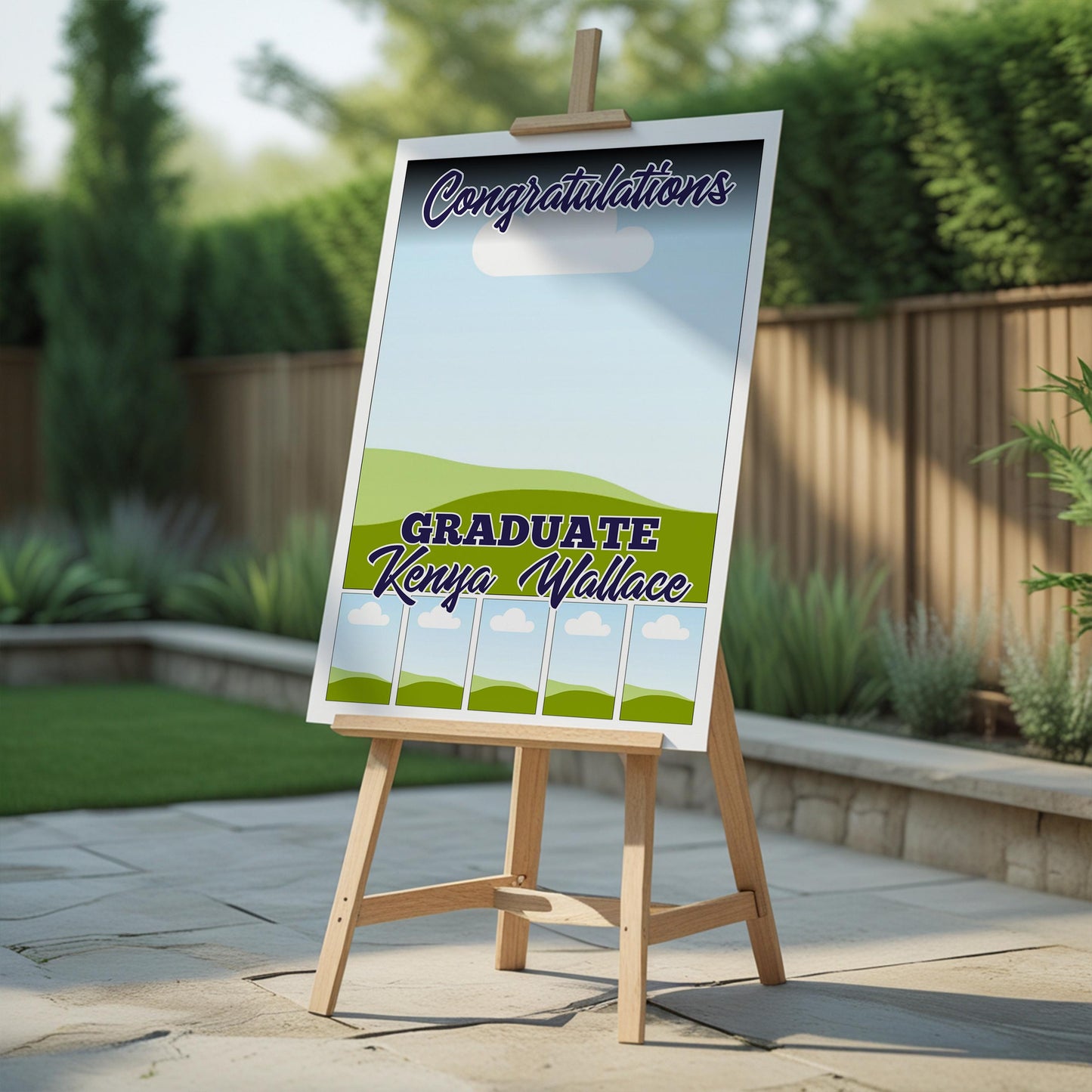 Graduation Photo Collage Template, Graduation Welcome Sign, Graduation Party Poster, Photo Board Template,Senior Photo Collage,24x36 Collage