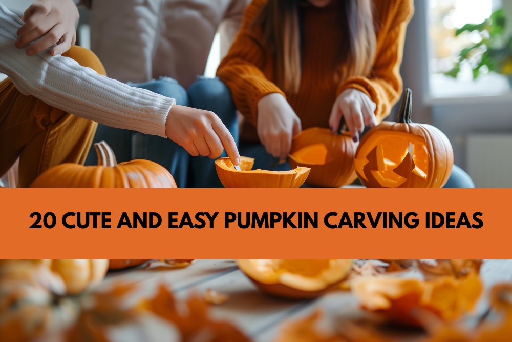 20 Cute and Easy Pumpkin Carving Ideas