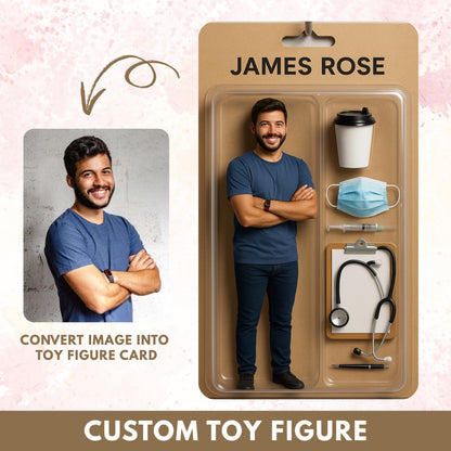 Custom Toy Figure Digital, Custom Action Figure, Personalized Action Figure Design, Custom Mini Figure, Custom Toy Box, Digital Art Portrait