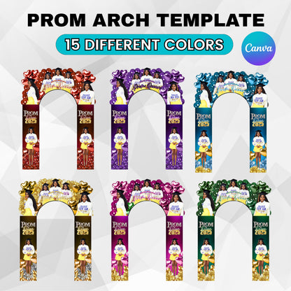 PROM 2025 send off ENTRY ARCH Template,Prom Send Off Arch Decor,Purple Balloon Prom Entry Photo arch,Prom Welcome Arch,Prom Arch template