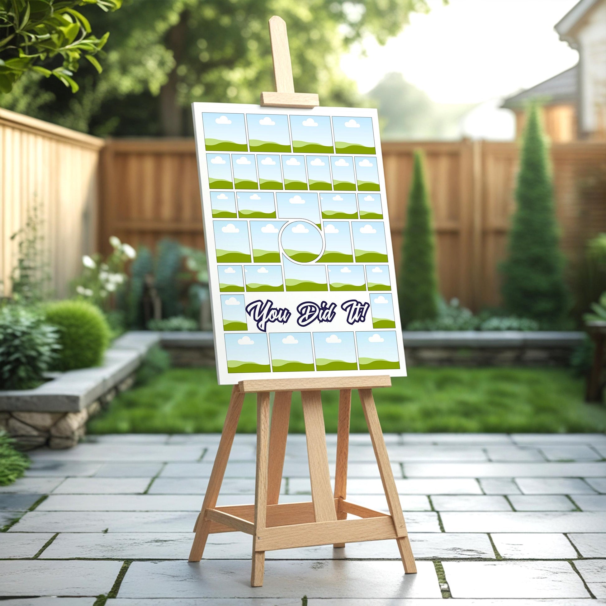 Graduation Welcome Sign, Graduation Photo Collage Template, Graduation Party Poster, Photo Board Template,Senior Photo Collage,24x36 Collage