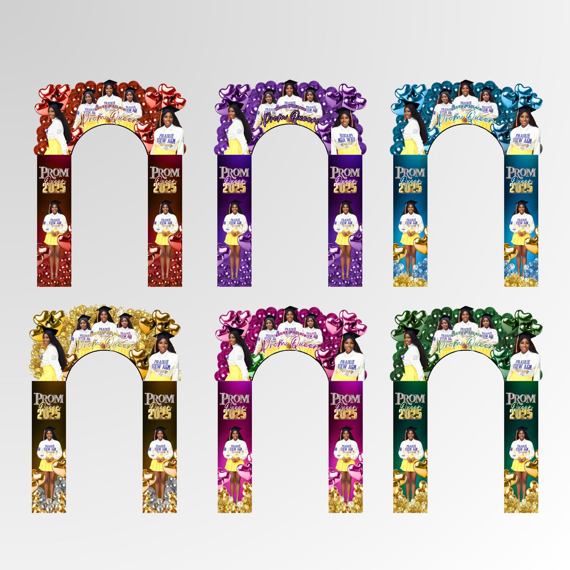 PROM 2025 send off ENTRY ARCH Template,Prom Send Off Arch Decor,Purple Balloon Prom Entry Photo arch,Prom Welcome Arch,Prom Arch template