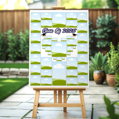 Graduation Photo Collage Template, Graduation Welcome Sign, Graduation Party Poster, Photo Board Template,Senior Photo Collage,24x36 Collage