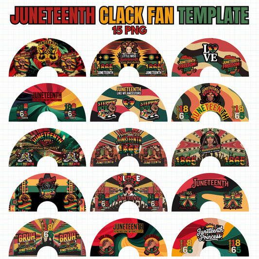 Juneteenth Clack Fan Templates, 15 Juneteenth Fan, Clack fan,Clack Fan Png, Clack Fan Templates, Juneteenth Pngs, Juneteenth Design Template