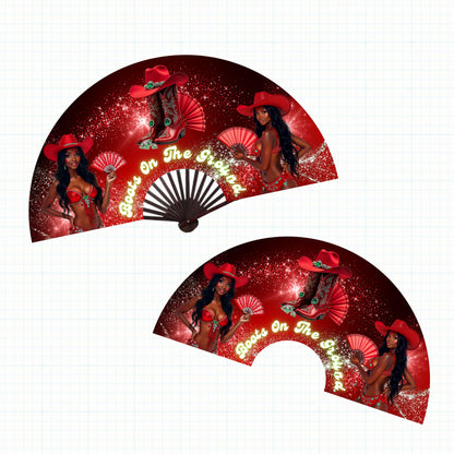 Clack Fan Squad Png, Where Them Fans at Clack Fan Template, Cowgirl Fan Template, Western Clack Fan Design,Boots on the Ground Clack Fan Png