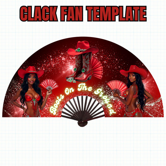 Clack Fan Squad Png, Where Them Fans at Clack Fan Template, Cowgirl Fan Template, Western Clack Fan Design,Boots on the Ground Clack Fan Png