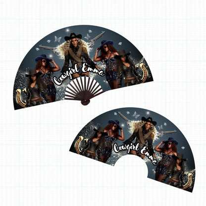 Cowboy Carter Inspired Clack Fan Template, Clack Fan Squad Png, Cowgirl Fan Template, Western Clack Fan Design, Cowgirl Carter Clack Fan Png