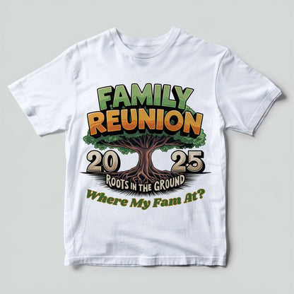 Family Reunion Tree 2025 Png, Where The Fam At? Family Reunion 2025  Family Reunion Shirts Png, png, Family Tree svg, Tree Of Life png