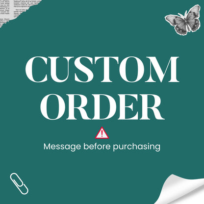 Custom Order, Resize, editing