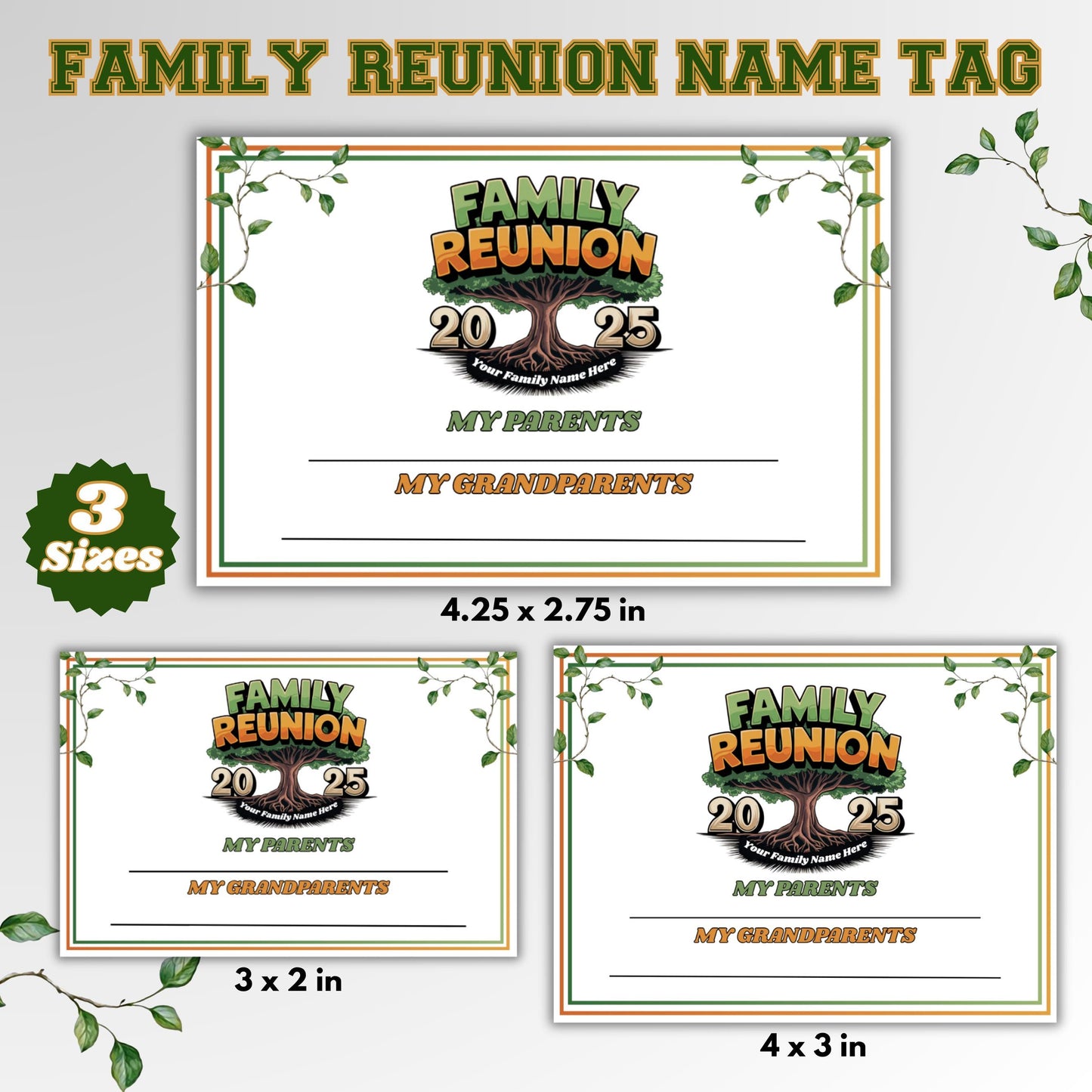 Family Reunion Tree Party Bundle, Styrofoam cup sticker, Family Reunion 2025, Family Reunion Png, png,Family Reunion Riddles,Reunion nameTag