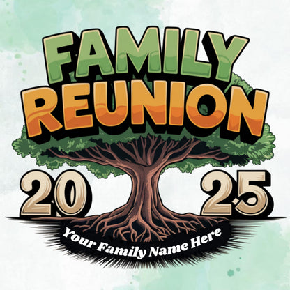 Family Reunion Tree Party Bundle, Styrofoam cup sticker, Family Reunion 2025, Family Reunion Png, png,Family Reunion Riddles,Reunion nameTag