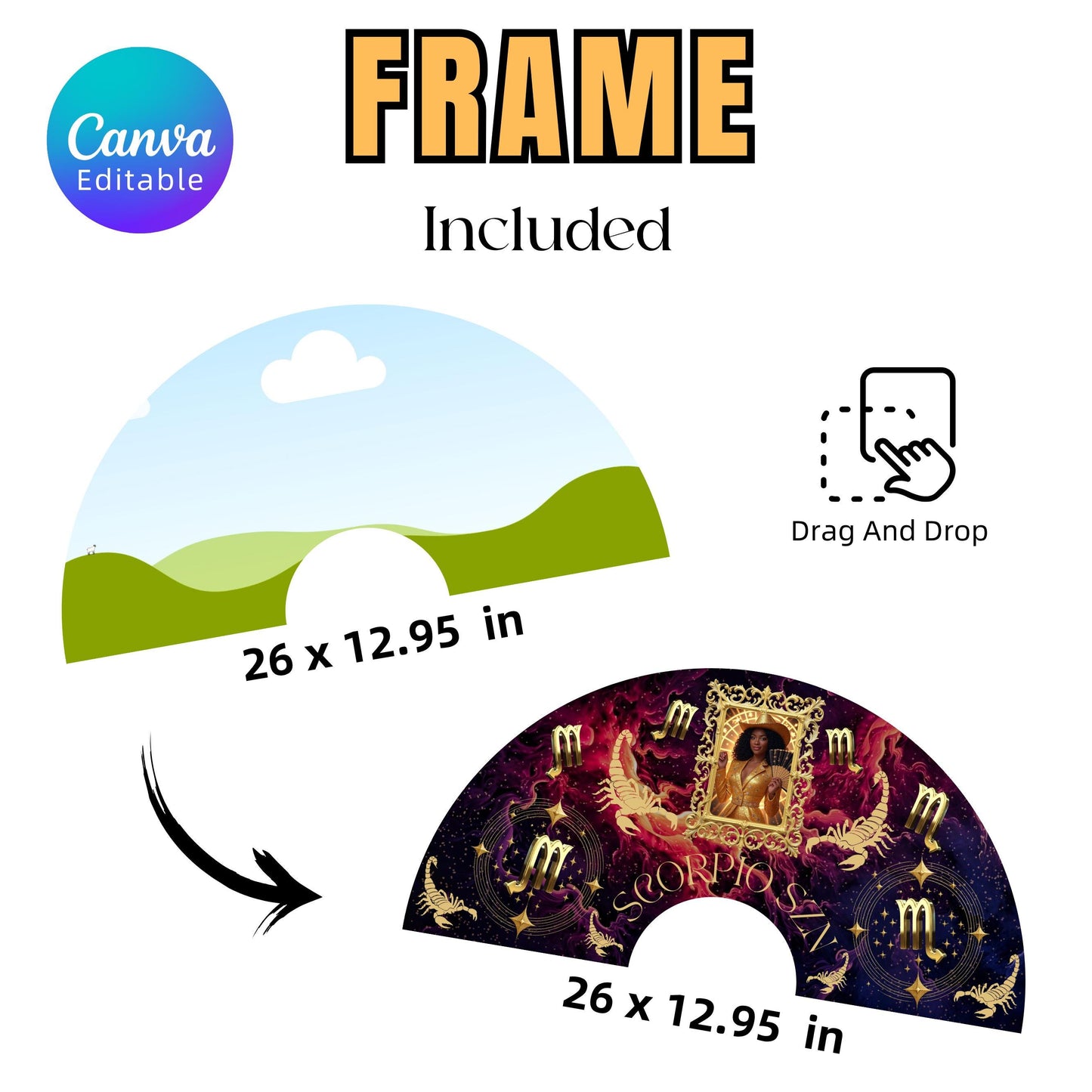 Zodiac Click Clack Fan Design Bundle,birthday Squad Clack Fan Templates,where Them Fans at Zodiac Signs Clack Fan,boots on the Ground Signs