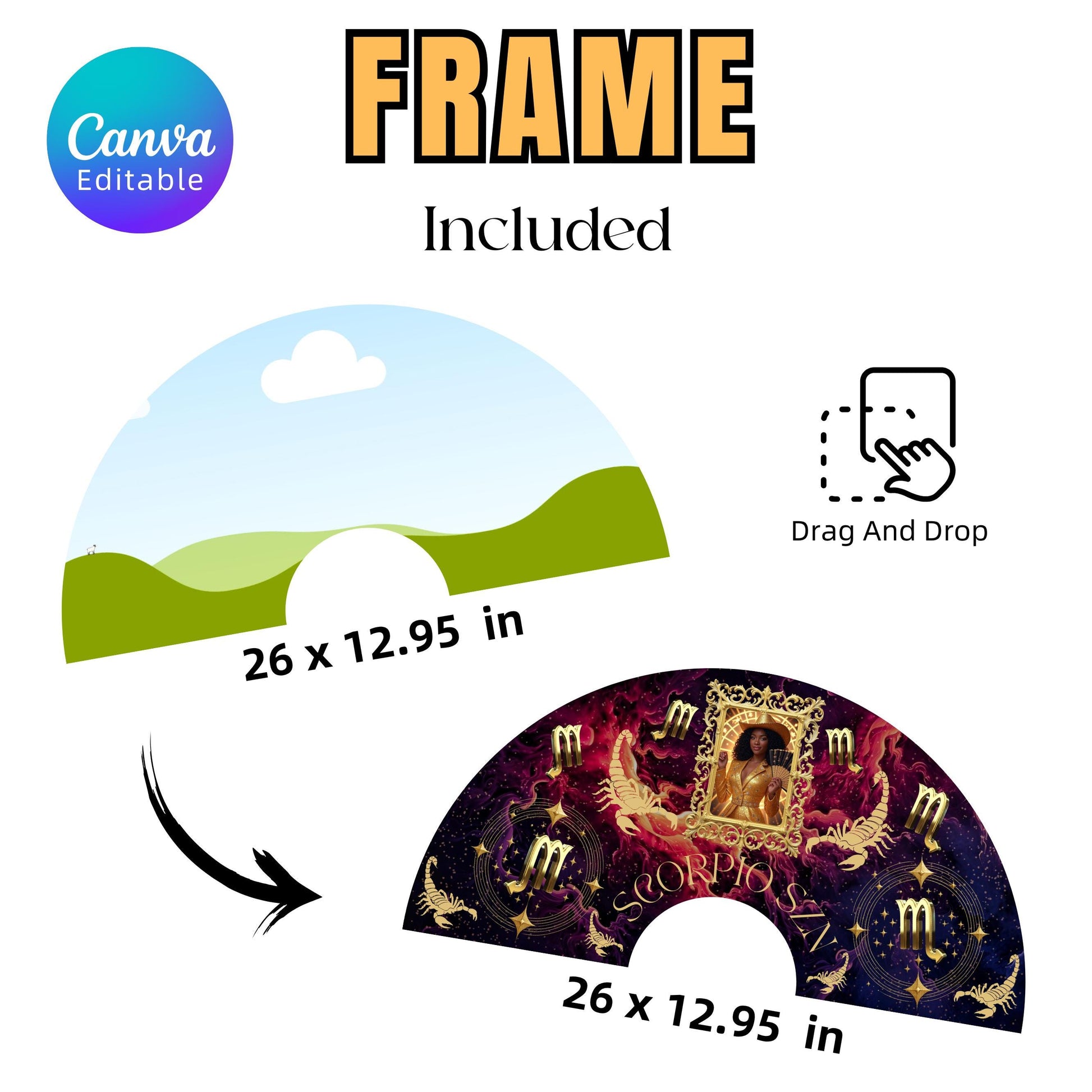 Zodiac Click Clack Fan Design Bundle,birthday Squad Clack Fan Templates,where Them Fans at Zodiac Signs Clack Fan,boots on the Ground Signs