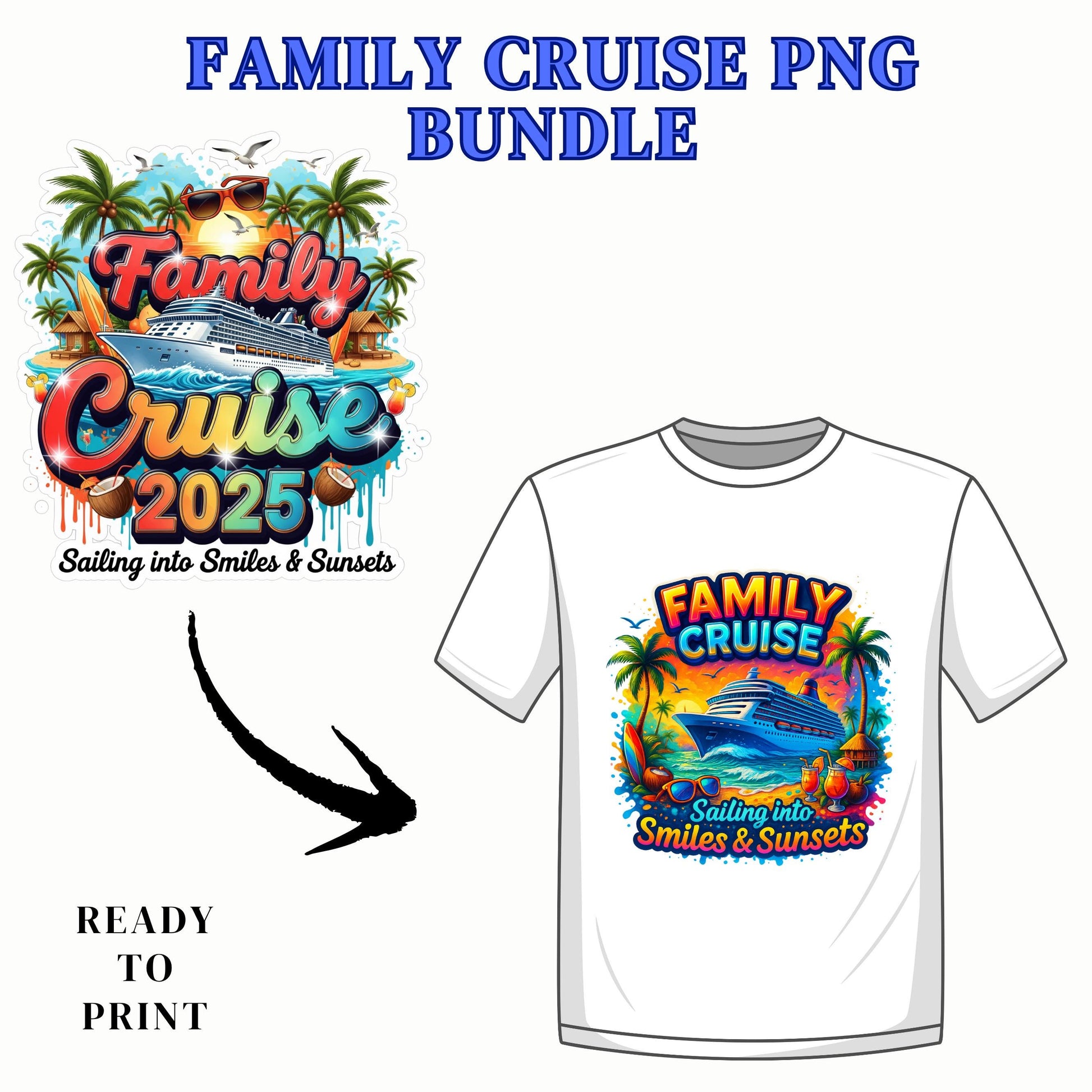 Family Cruise 2025 Png Bundle, 2025 Cruise Png, Family Cruise Memories for a Lifetime Png, Family Cruise Png,2025 Family Cruise Shirt Png