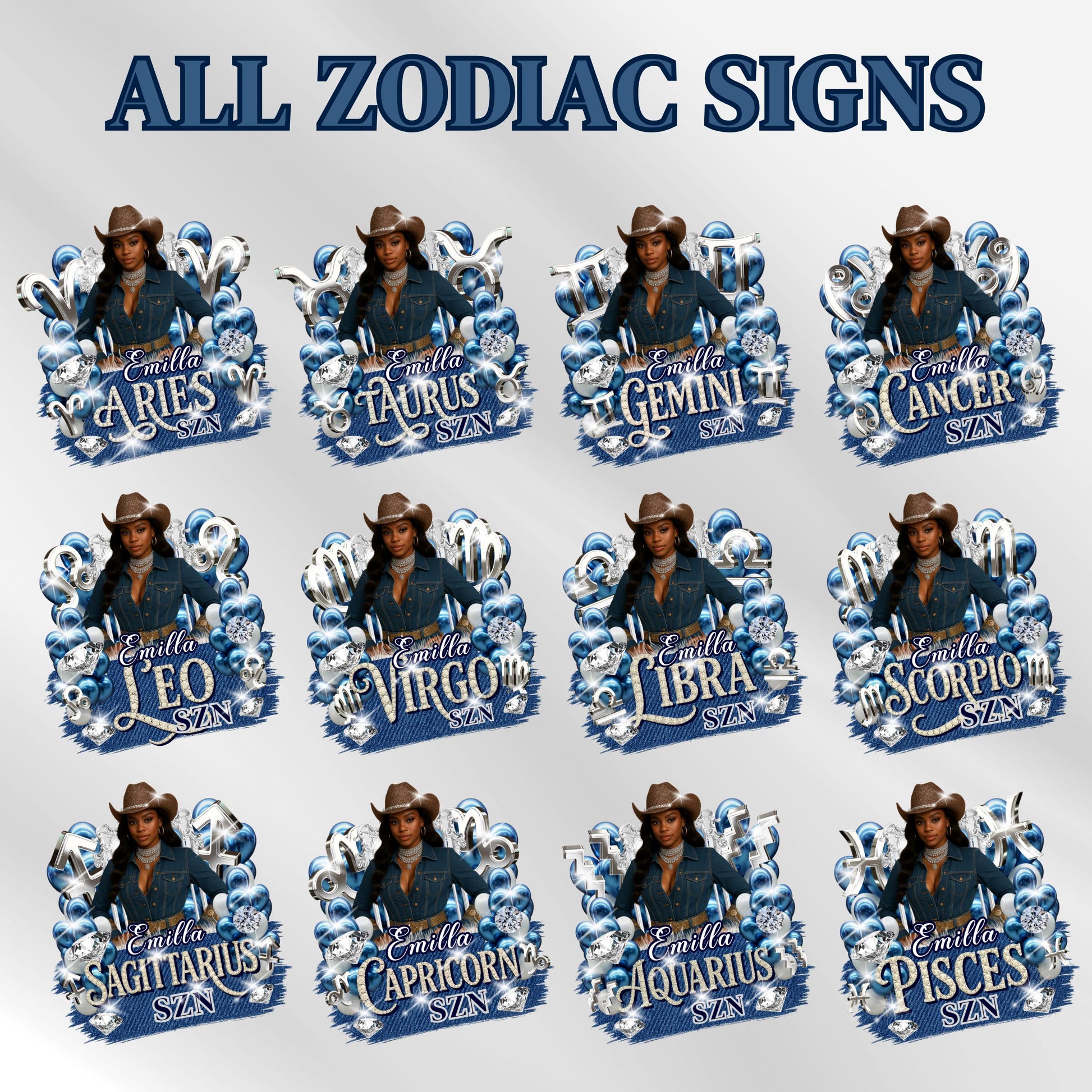 Denim And Diamonds Styrofoam Cup Sticker Template, Editable Party Cup Template Customizable Styrofoam Cup Design, Custom Party Cups Canva