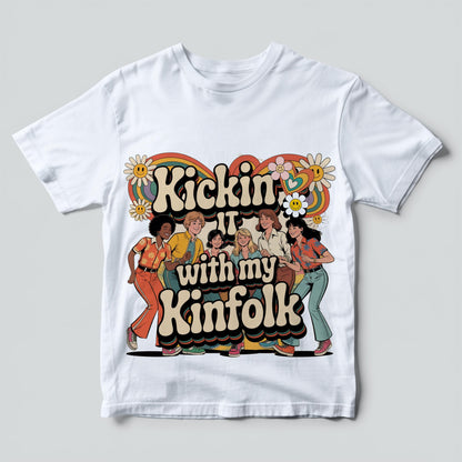 Family Reunion png, Kickin it with my Kinfolk png, Family Reunion 2025,  Family Reunion Shirts Png, Family reunion design, Kickin it PNG