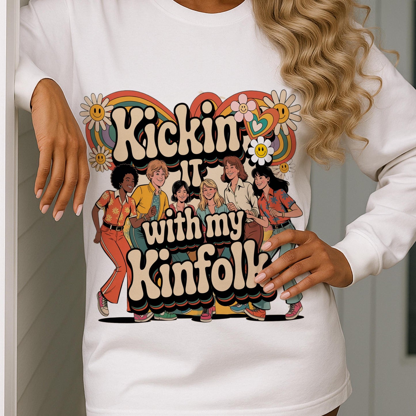 Family Reunion png, Kickin it with my Kinfolk png, Family Reunion 2025,  Family Reunion Shirts Png, Family reunion design, Kickin it PNG