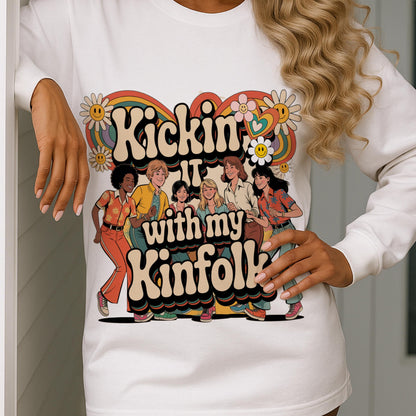 Family Reunion png, Kickin it with my Kinfolk png, Family Reunion 2025,  Family Reunion Shirts Png, Family reunion design, Kickin it PNG