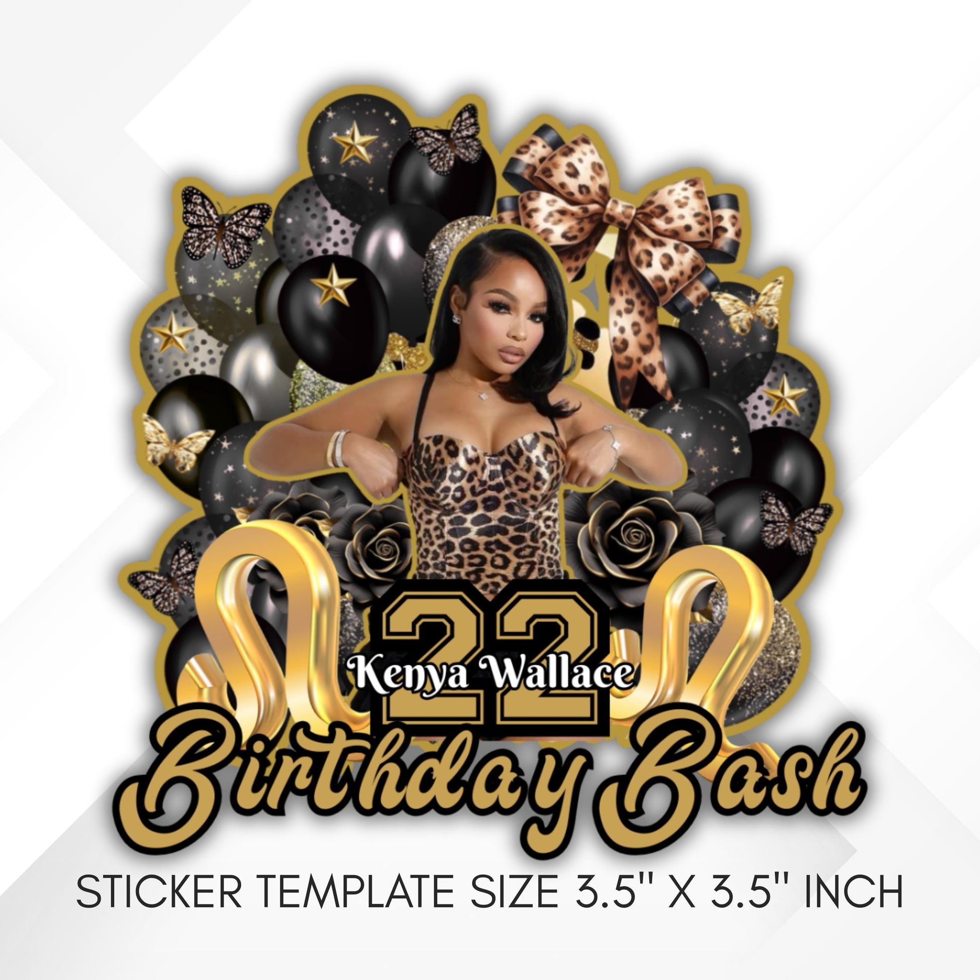 Styrofoam Cup Sticker Template, Editable Party Cup Template Customizable Styrofoam Cup Design, Cup Sticker Template, Custom Party Cups Canva