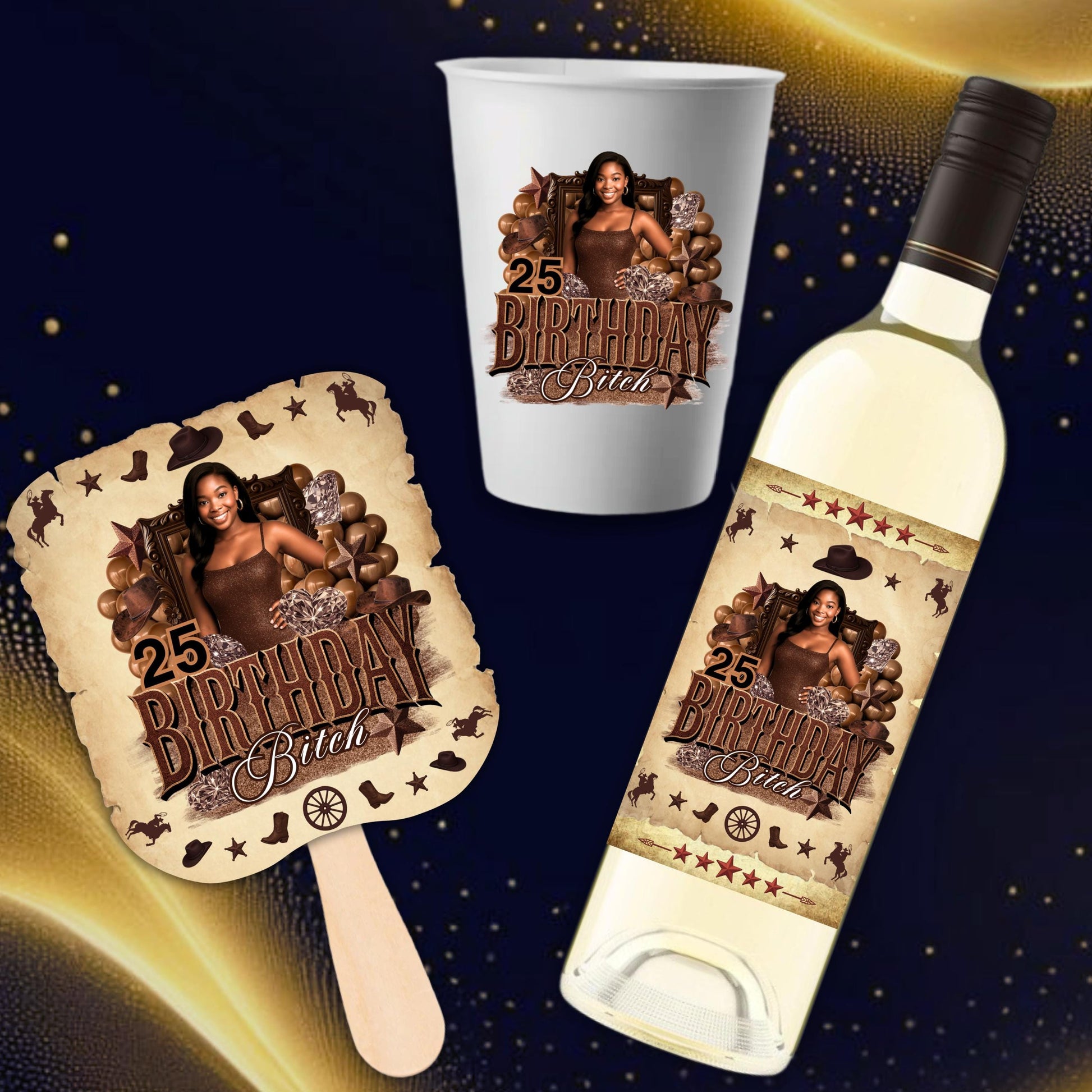 Hoedown Styrofoam birthday Bundle, Styrofoam Cup Sticker Template, Shot Glass Label,Party Shirt Design Hoedown Birthday Design Party Bundle