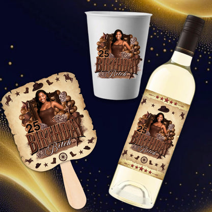 Hoedown Styrofoam birthday Bundle, Styrofoam Cup Sticker Template, Shot Glass Label,Party Shirt Design Hoedown Birthday Design Party Bundle