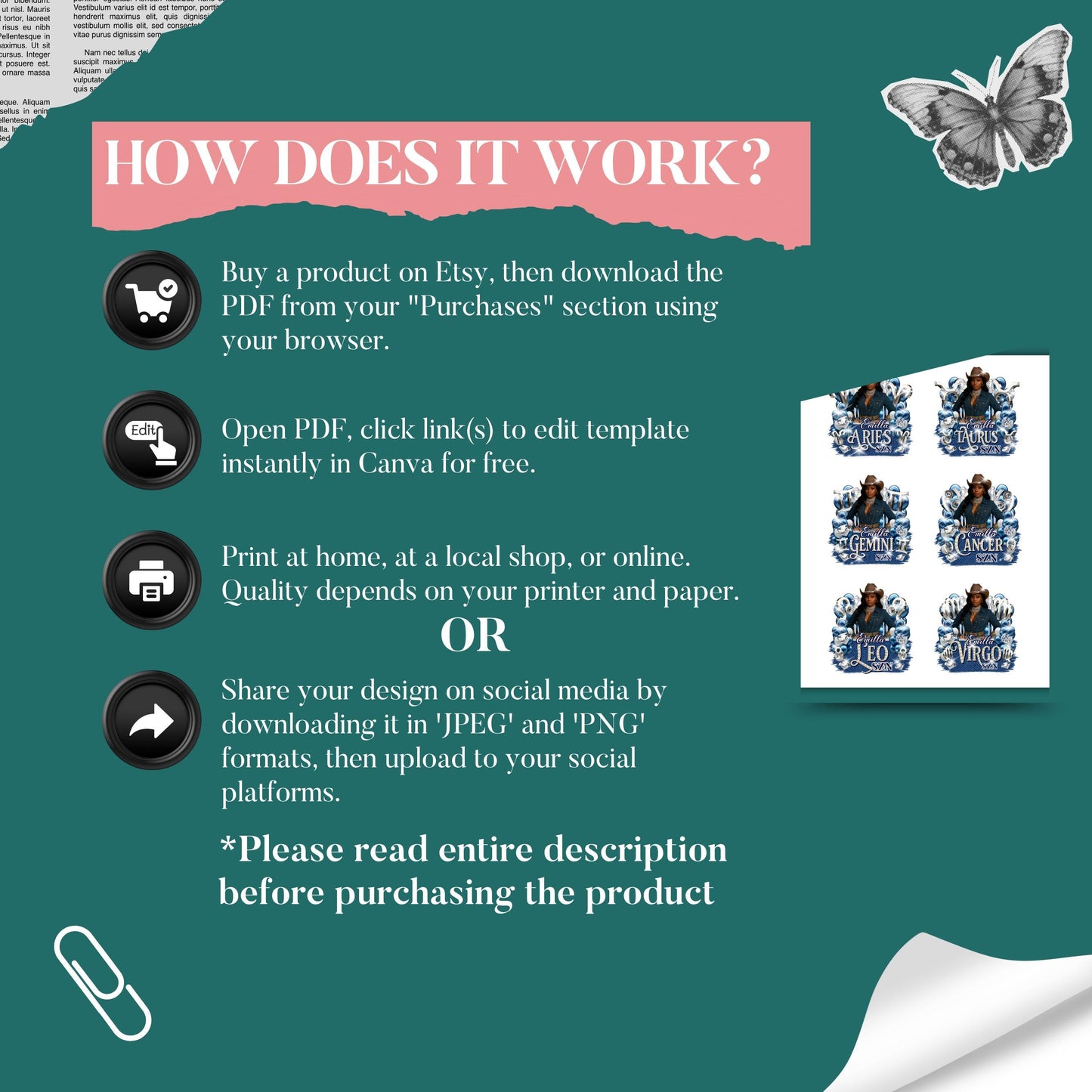 Denim And Diamonds Styrofoam Cup Sticker Template, Editable Party Cup Template Customizable Styrofoam Cup Design, Custom Party Cups Canva