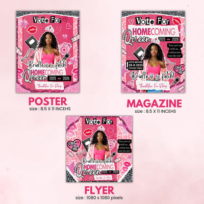 Homecoming Campaign Treat Bundle, Mean Theme Hoco Party Favors, Chip Bag, Candy Card, Lollipop Tag, Homecoming Campaign Ideas