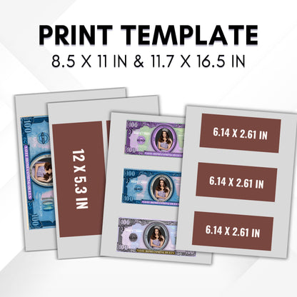 Homecoming Campaign Money, Prom Queen, Editable Fake Money, Homecoming 100 bill, Pink Money Vote For Me, Election, Campaign, Print and Cut