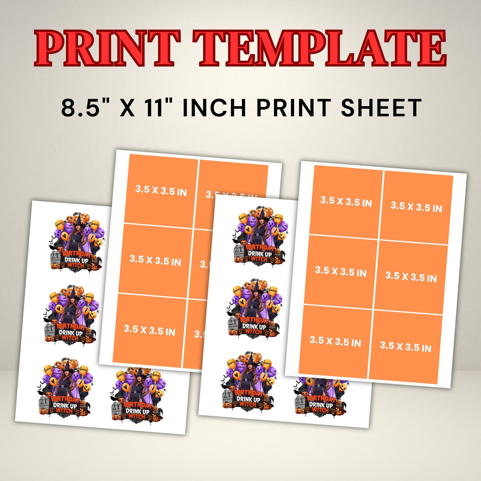 Styrofoam Cup Sticker Template, Halloween Birthday Design, Styrofoam Cup Sticker,Shot Glass and T-Shirt Designs,Horoscope Sublimation Design