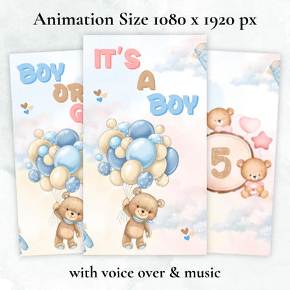 "IT'S A BOY GENDER REVEAL VIDEO, BABY GENDER REVEAL VIDEO"