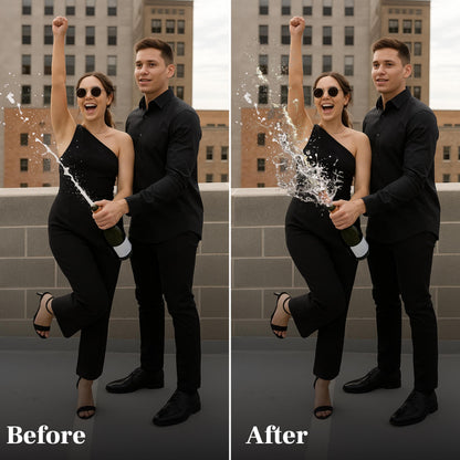 CHAMPAGNE SPRAY OVERLAYS, WEDDING CHAMPAGNE PHOTOSHOP OVERLAYS