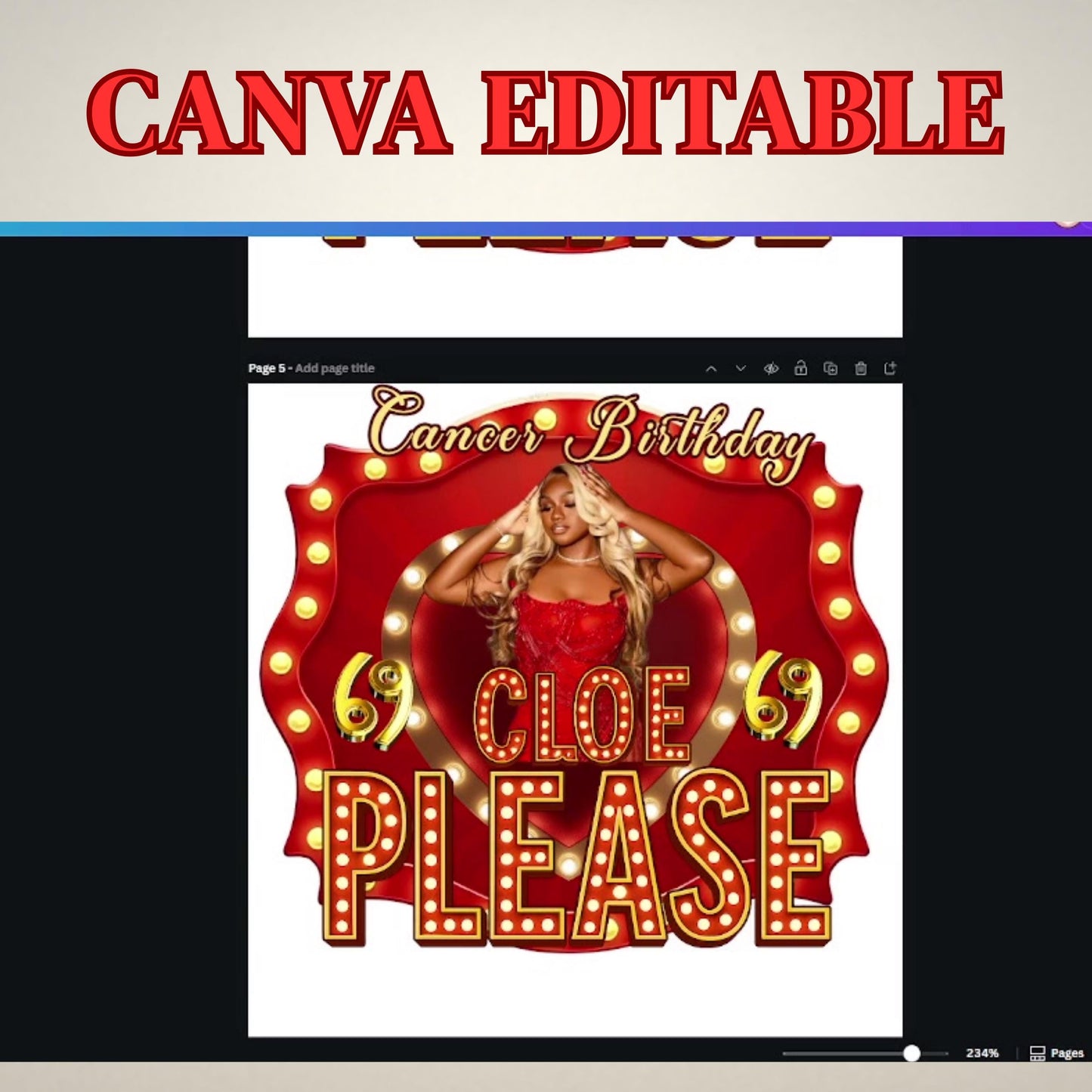 All Zodiac Birthday Design Template,Your Name Please TV show theme,13 Birthday Stickers, Styrofoam Cup stickers,Editable Birthday Templates