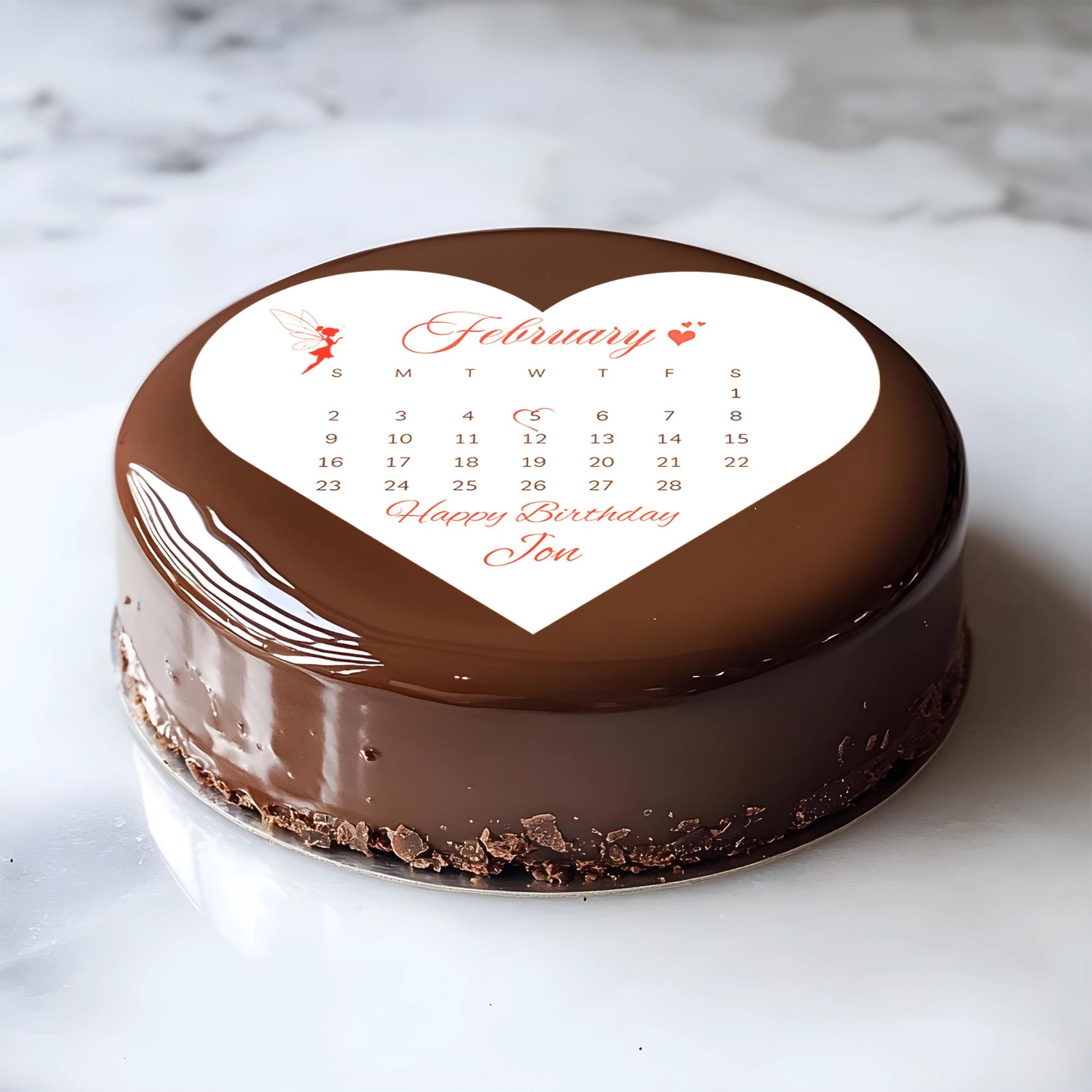 AUGUST 2025 Calendar ,Heart Cake Topper September Calendar, Burn Away Calendar 2025,Calendar Heart Cake,All Birthday Month Calendar Template