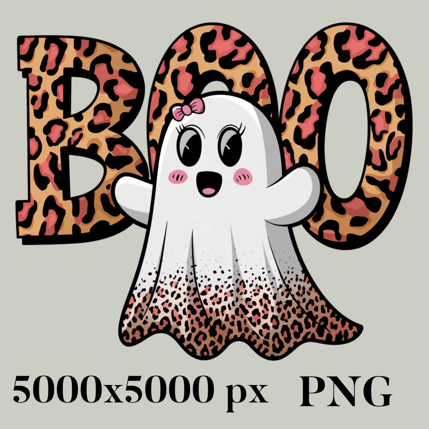 Preppy Ghost Boo PNG,Leopard Spooky Coquette PNG,Leopard Ghost PNG,Girly Coquette Halloween Bow,Cute Boo Ghost Coquette Png,Halloween Goose
