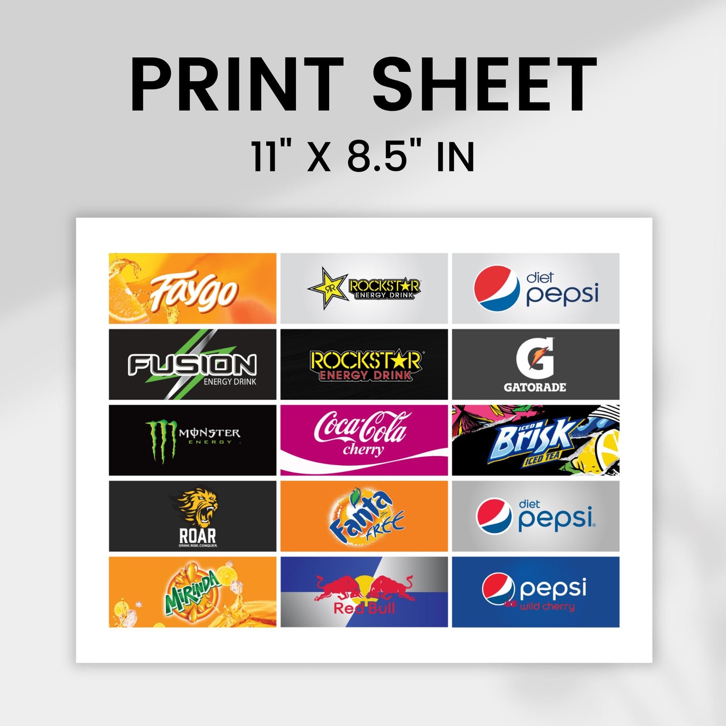 40 vending machine labels, soda labels,beer vending machine labels, soda machine labels,soda drink png, Soft Drinks Vending Machine Labels