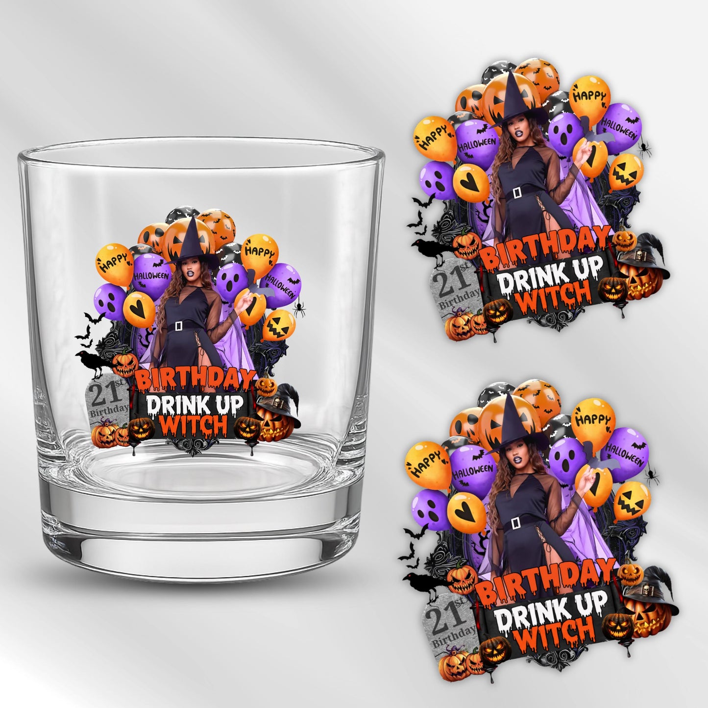 Birthday Party shot glass template, Halloween Shot Glass, Styrofoam Cup Sticker, Shot Glass and T-Shirt Designs,Horoscope Sublimation Design