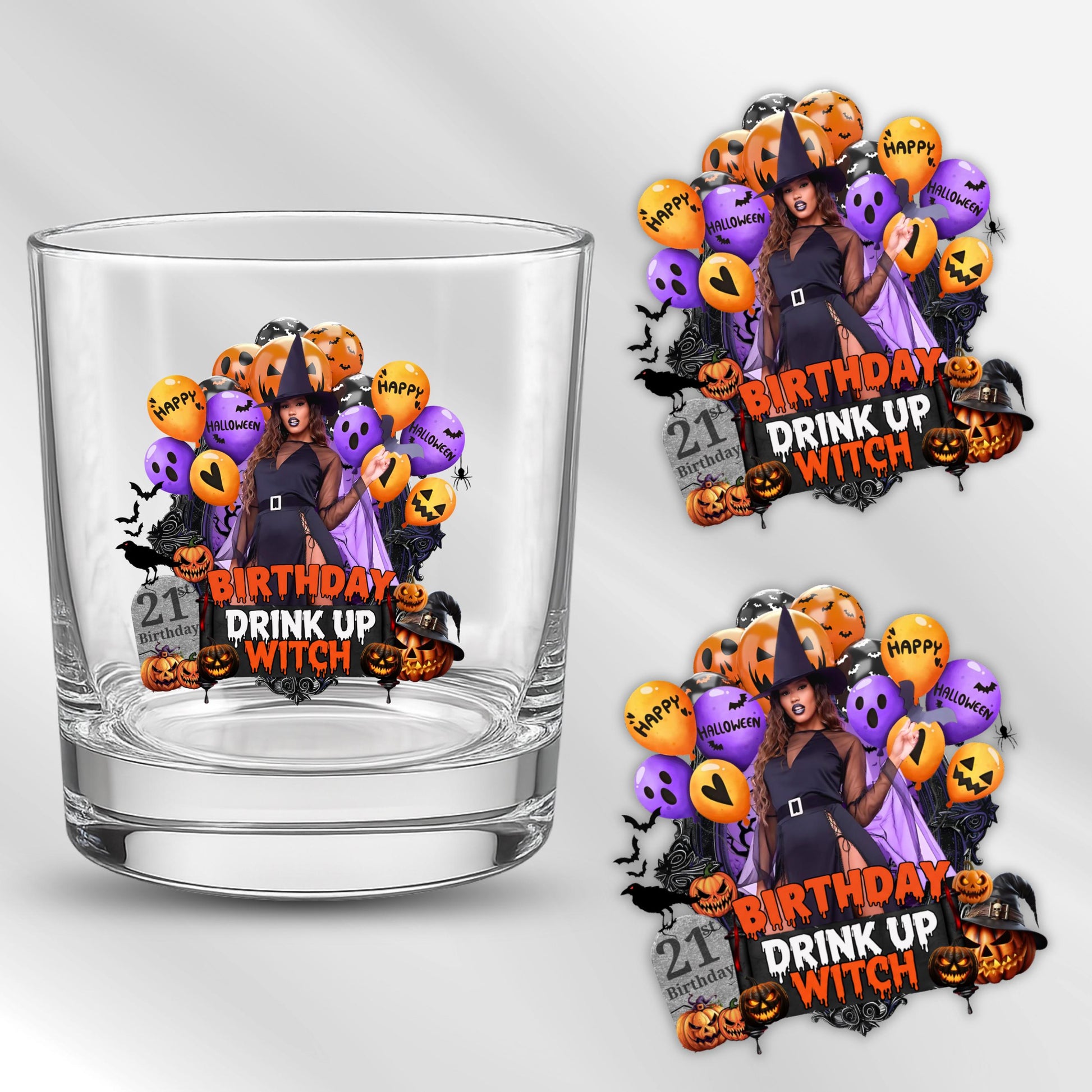 Birthday Party shot glass template, Halloween Shot Glass, Styrofoam Cup Sticker, Shot Glass and T-Shirt Designs,Horoscope Sublimation Design