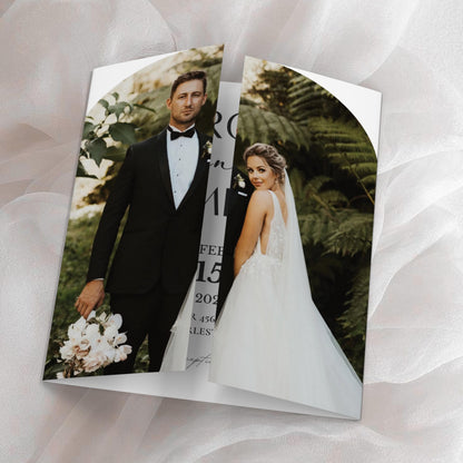Gatefold Wedding Invitation Template, Trifold Wedding Invitation, Folded Invitation, Gatefold Invitation, Trifold Invite,Minimalistic Design