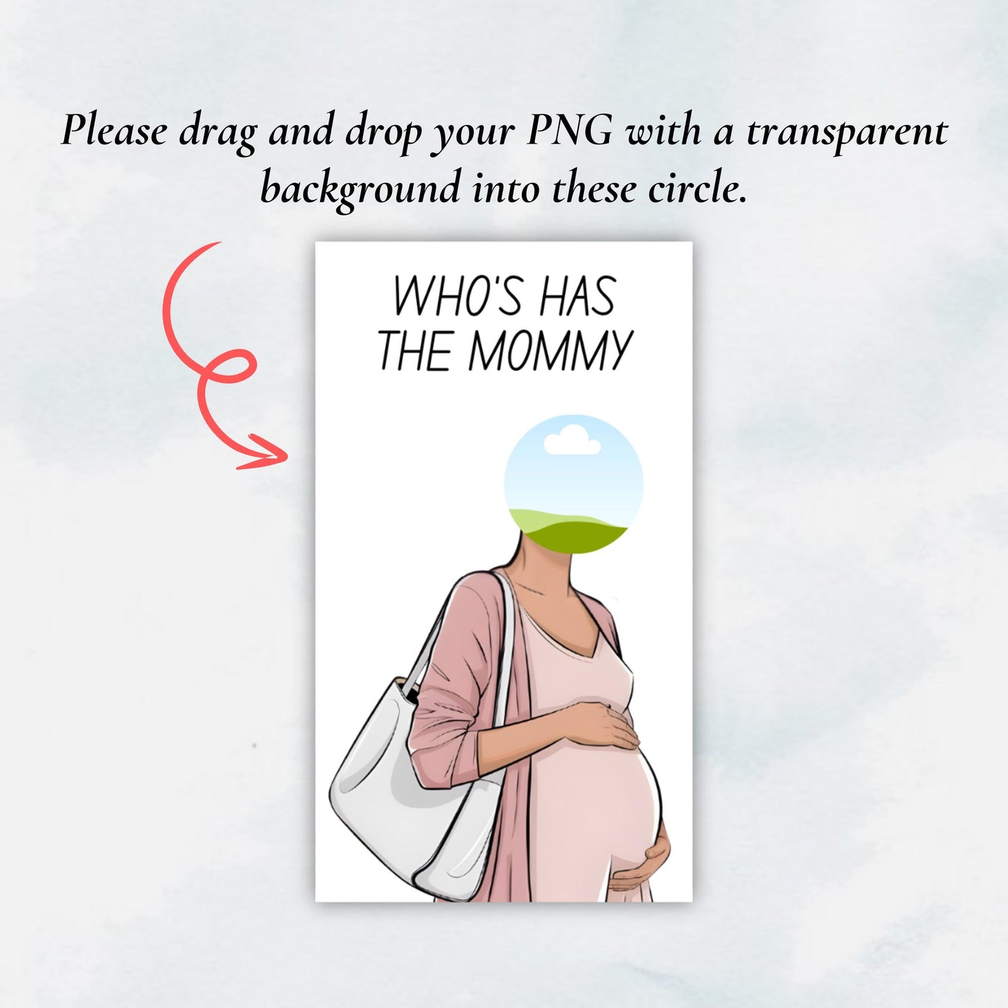 Who Has The Mommy? Printable Baby Shower Game, Baby Mommy, Find Mommy Scratch Game, Editable Celebrity Mom Game, Canva Template
