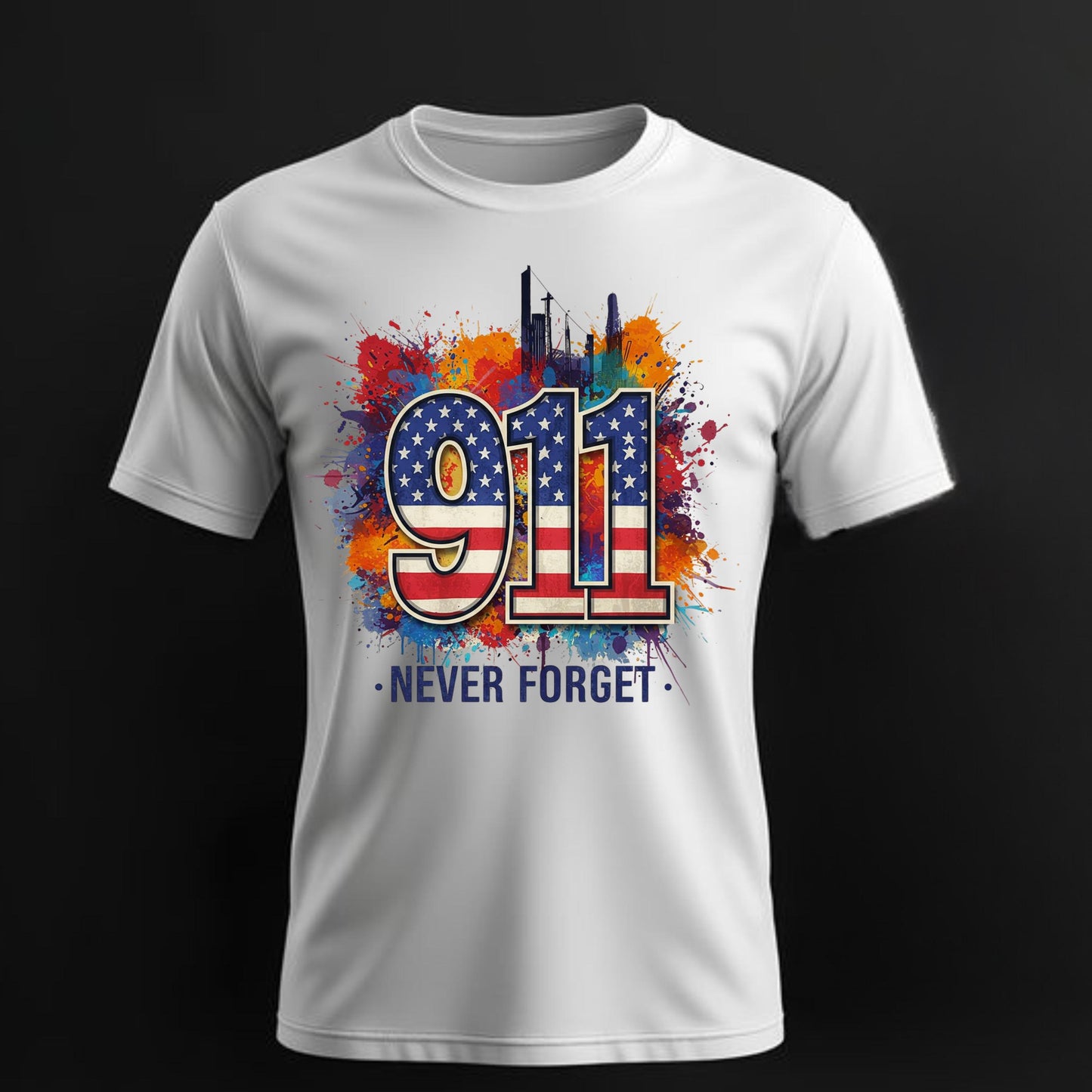 Never Forget 9/11 Memorial PNG Bundle, Patriot Day, 9/11 PNG Designs, Sept 11 Memorial PNG Designs, American Flag, Twin Towers